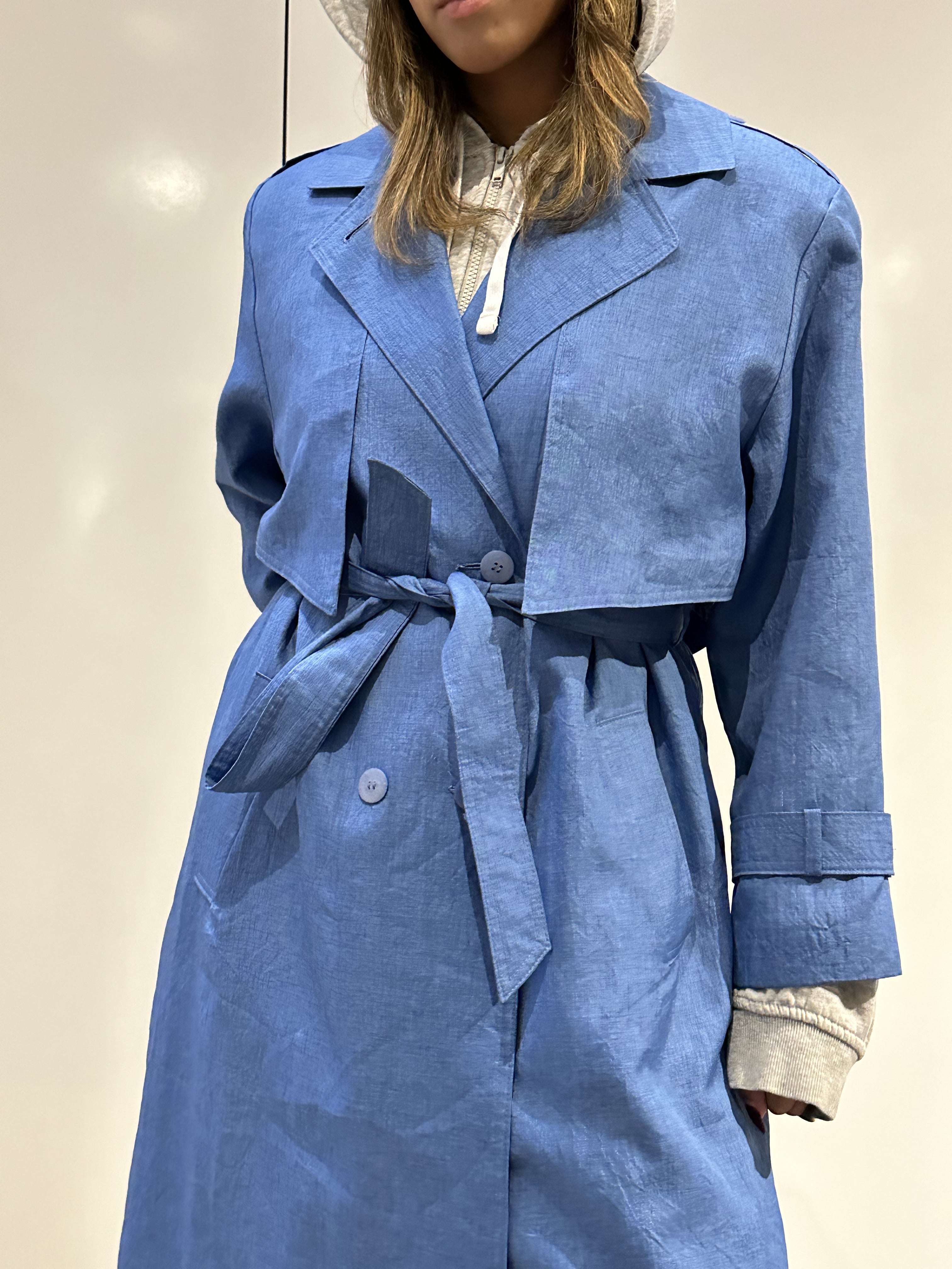 The Azure Dream trench coat