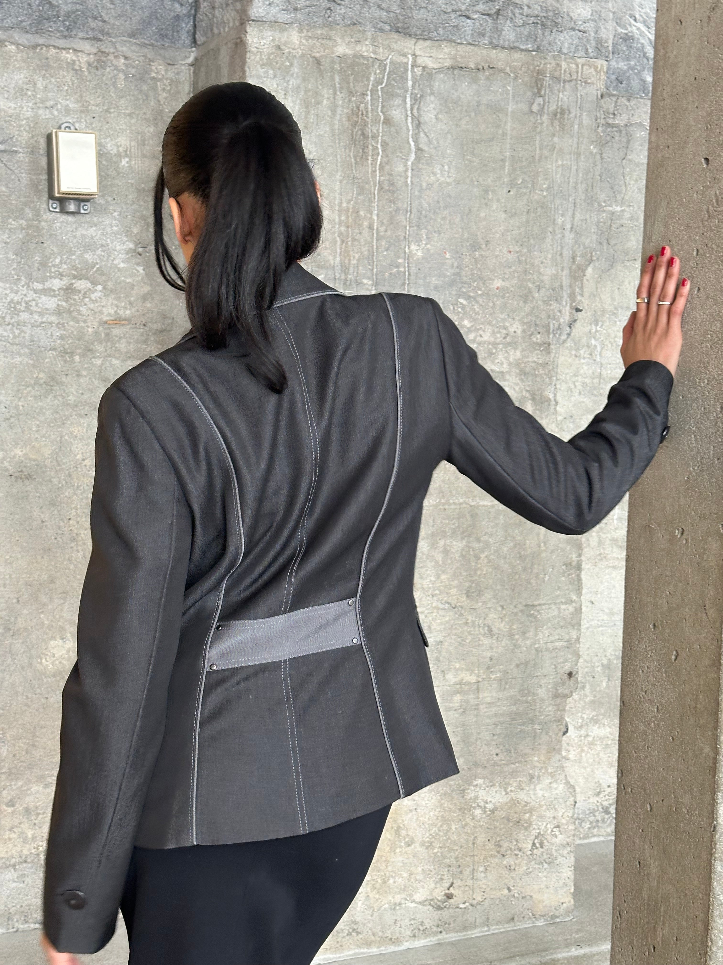 The Fortress Grey blazer