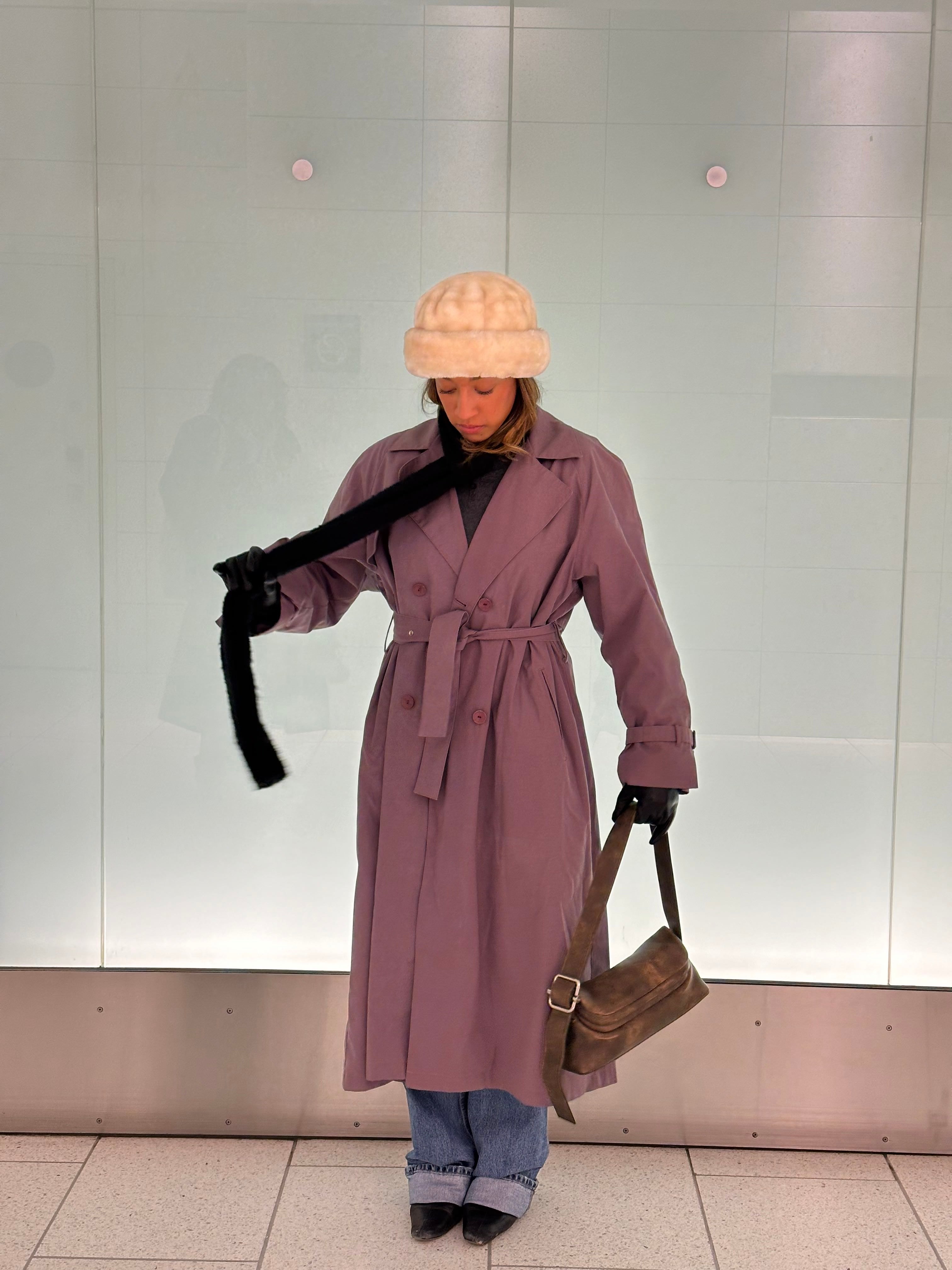 The Lavender Haze trench coat