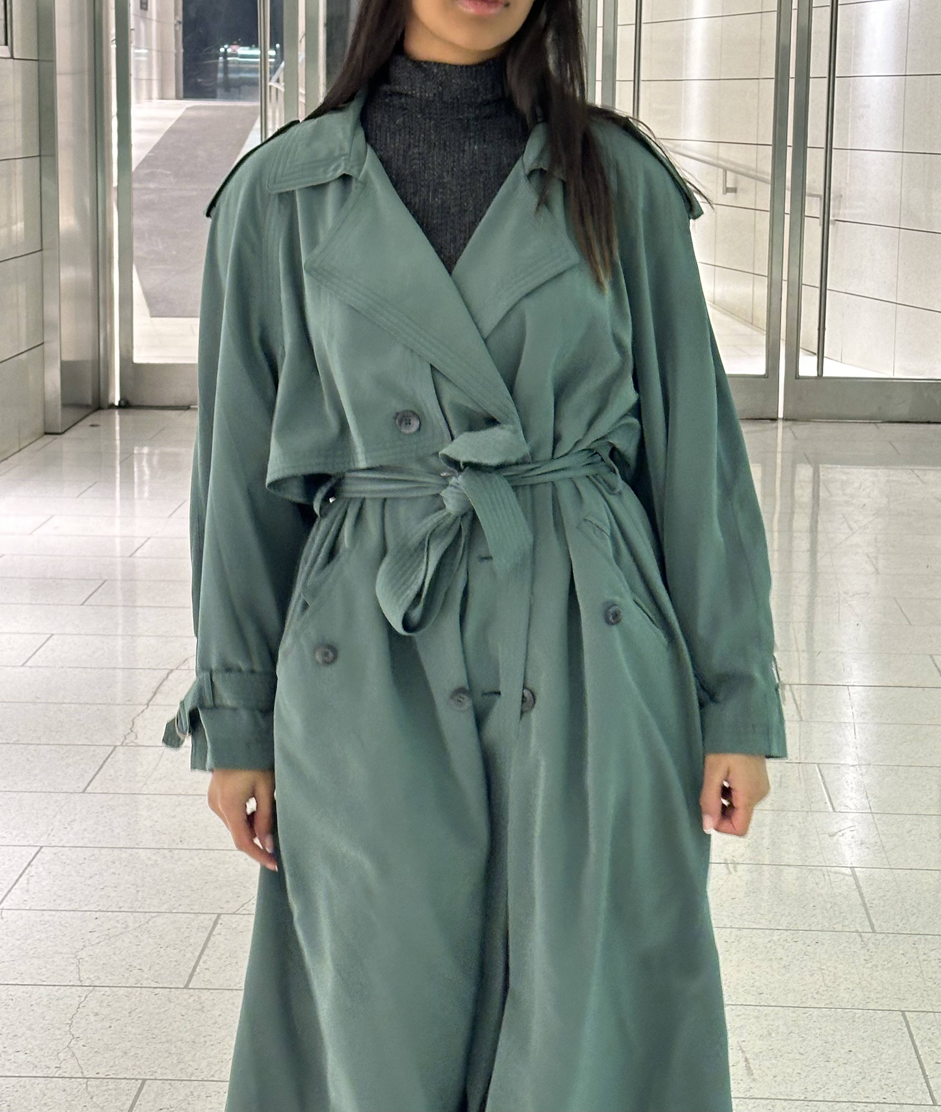 The Forest Whisper trench coat
