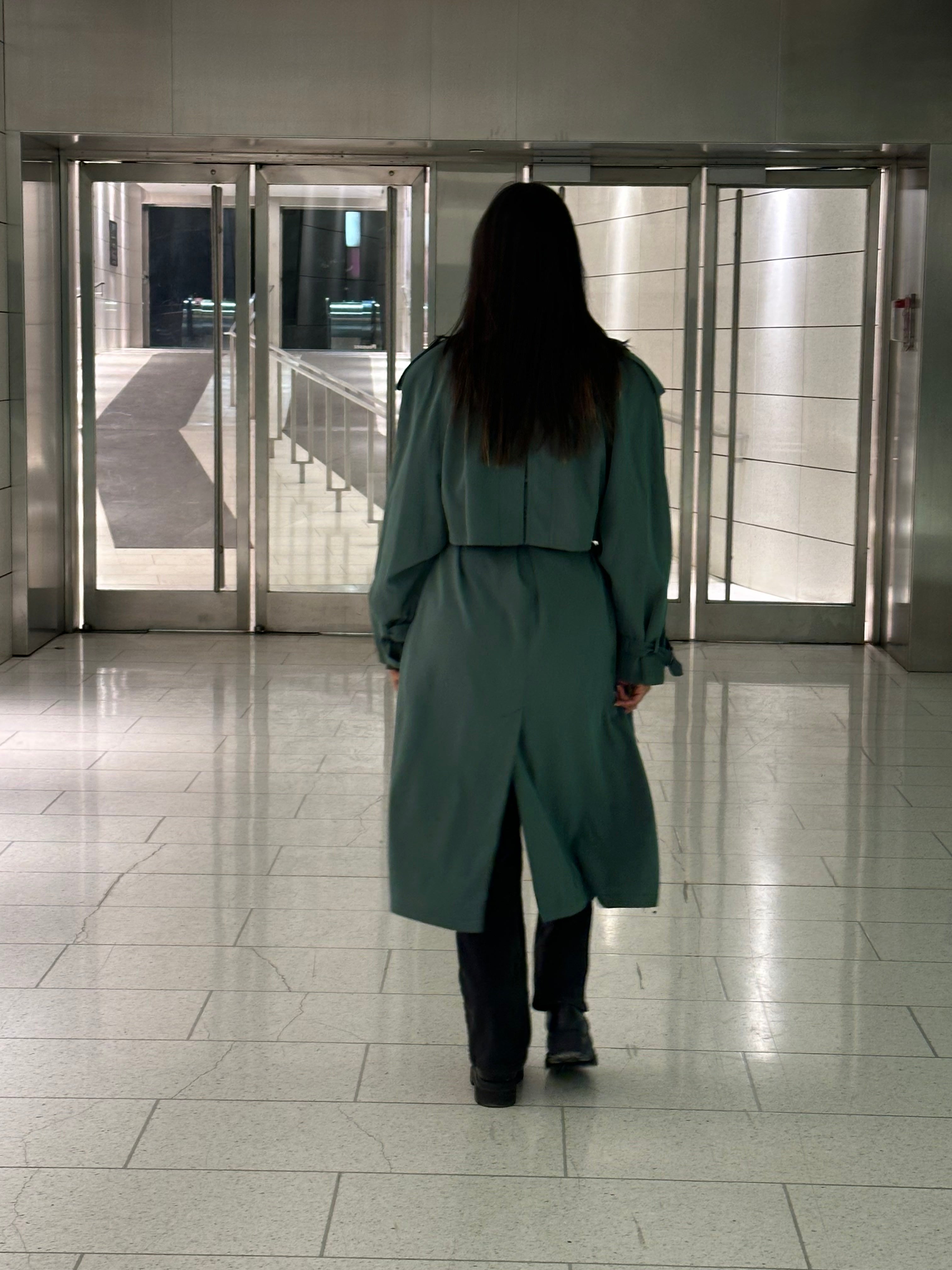 The Forest Whisper trench coat