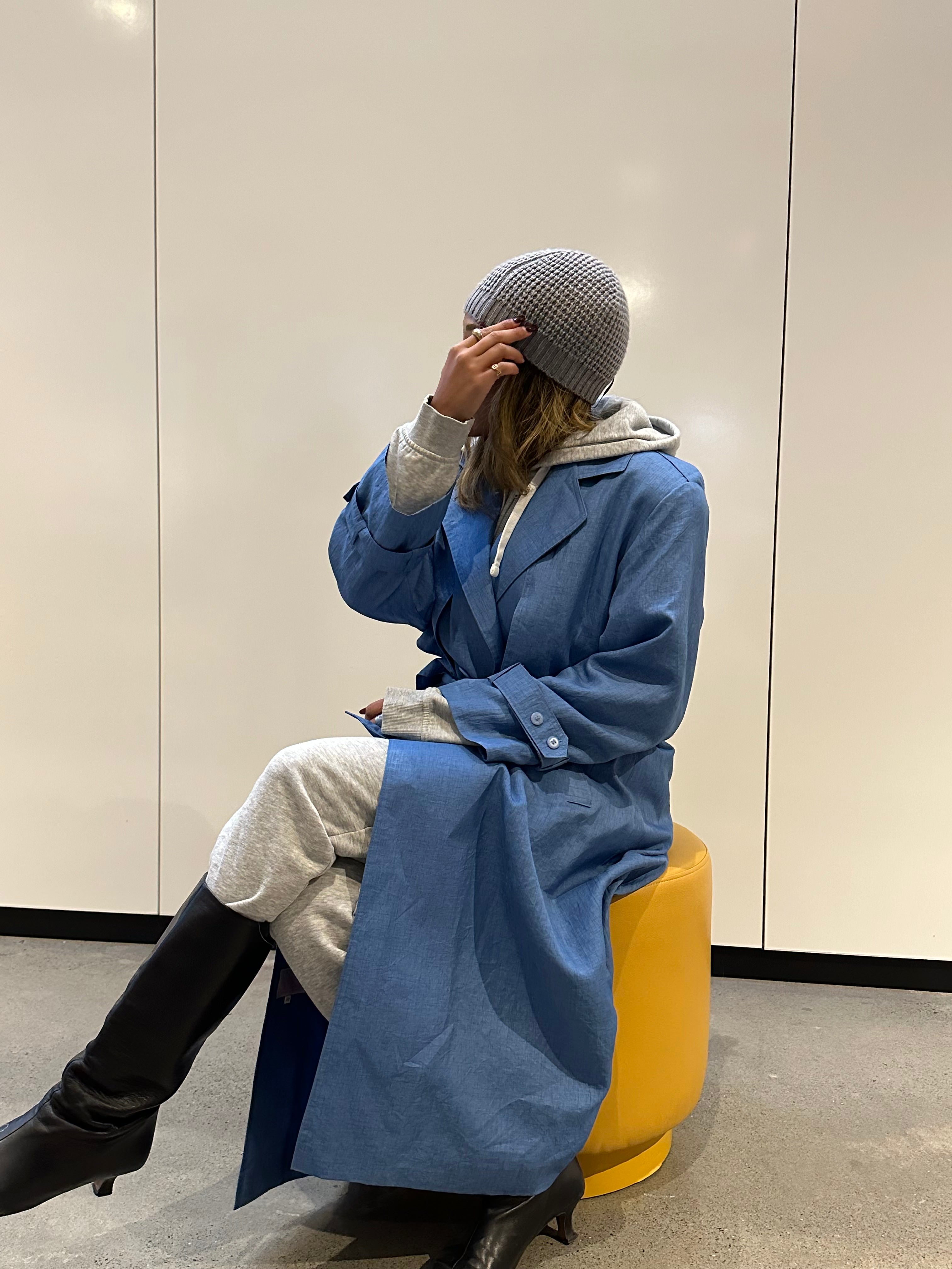 The Azure Dream trench coat